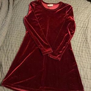 Burgundy girls dress by The Limited EUC